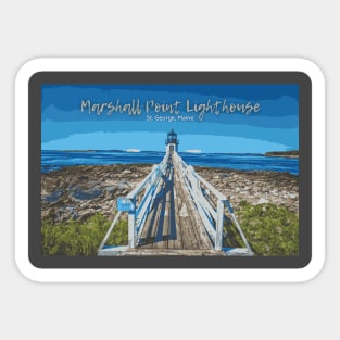 Marshall Point Lighthouse, Maine Sticker